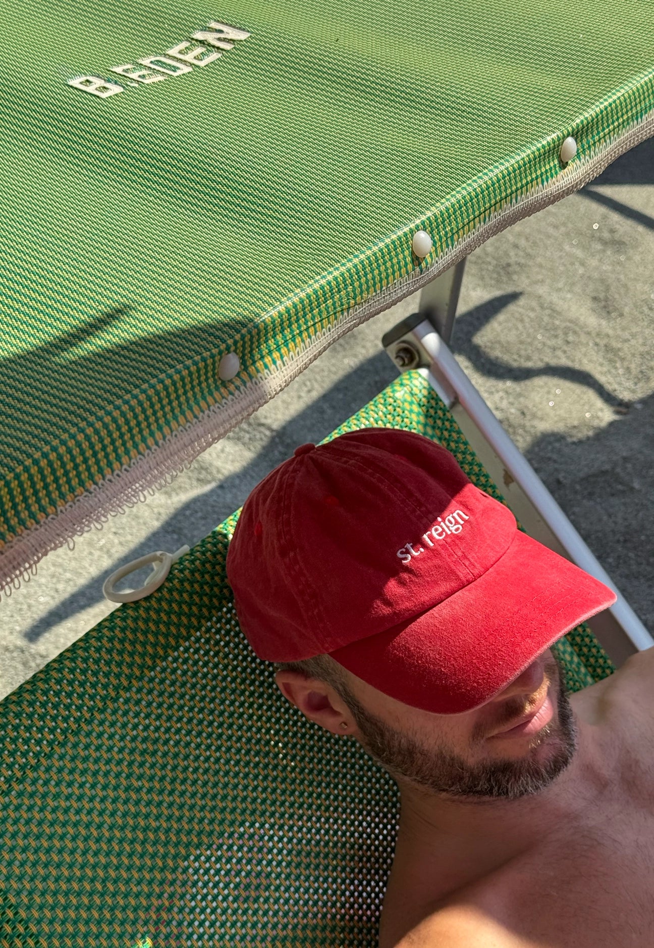 Adults Vintage Washed Cap - Cherry