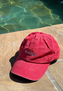 Mini Vintage Washed Cap - Cherry